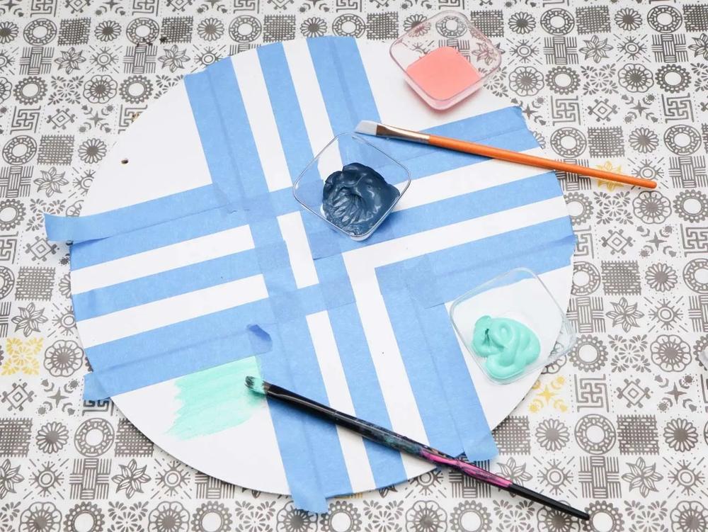 DIY Southwestern Chargers & Napkin Rings step 4