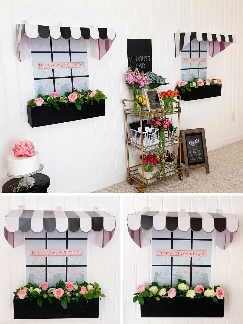 Floral Themed Baby Shower Printable Pack step 1