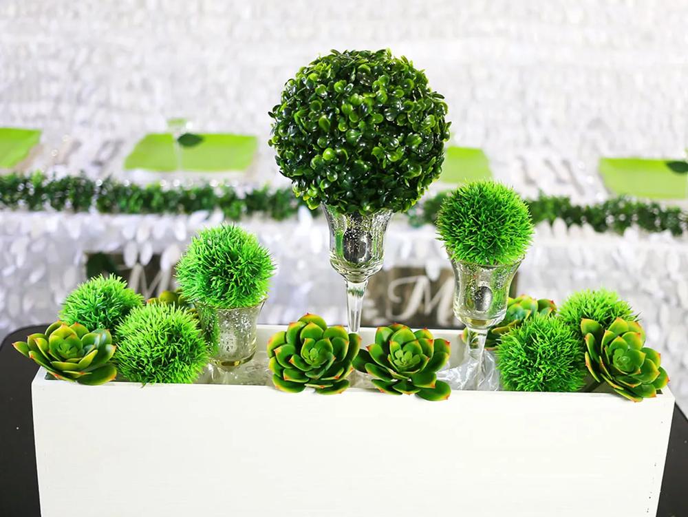 DIY Pantone Color of the Year - Greenery Wedding Centerpiece step 6 part 2