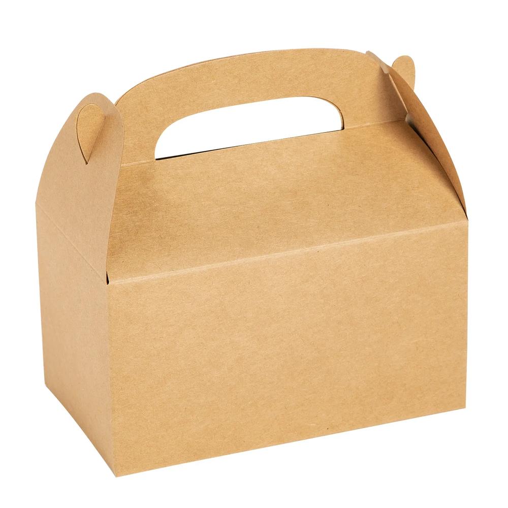 12 Pc 6x6 Kraft Paper Treat Boxes