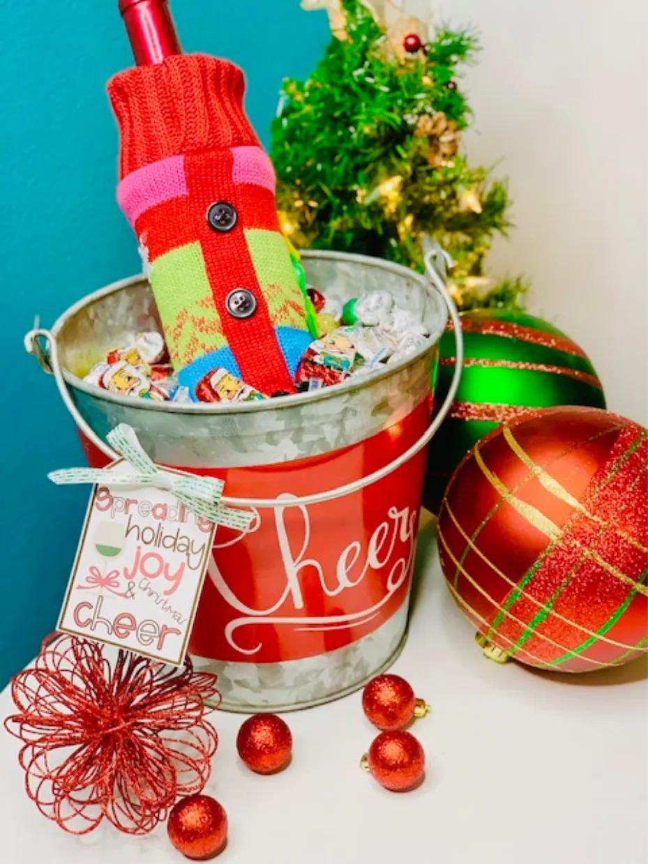 Christmas Teacher Team Gifts with Free Tags step 3