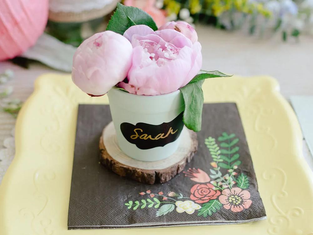 DIY Garden Planter Place Card Favor step 6 part 1