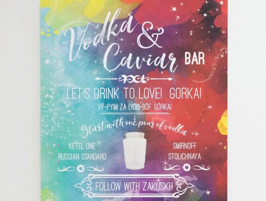 Create Your Own Vodka & Caviar Tasting Bar step 6 part 1