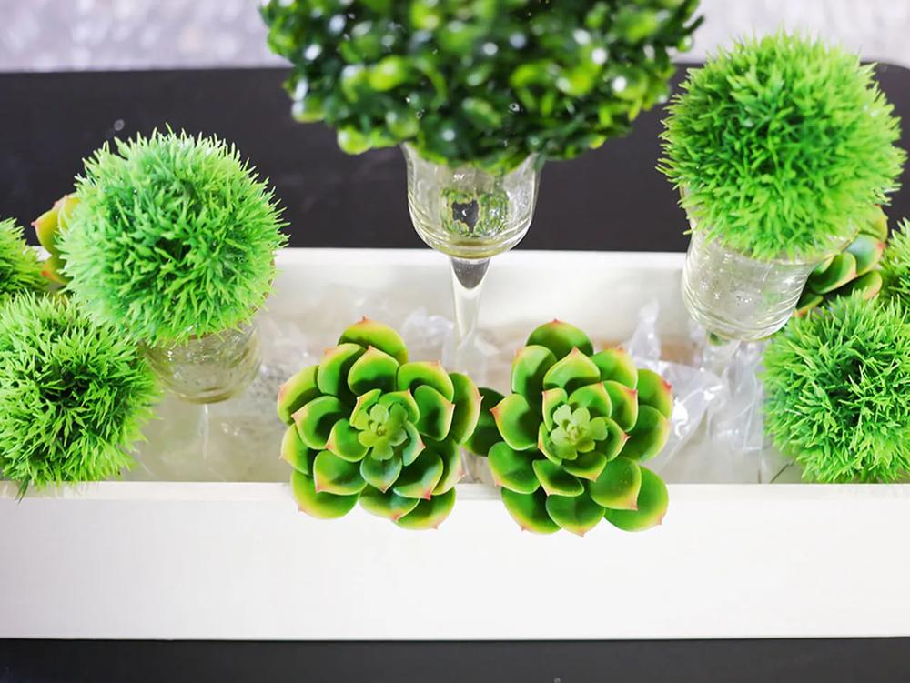 DIY Pantone Color of the Year - Greenery Wedding Centerpiece step 6 part 1