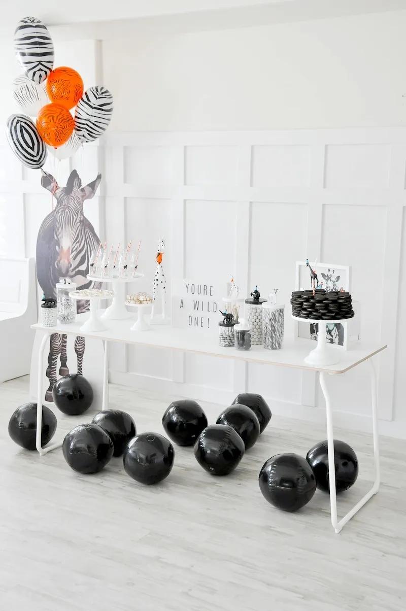 Wild ONE modern jungle 1st birthday party by Kara's Party Ideas for Oriental Trading Blog