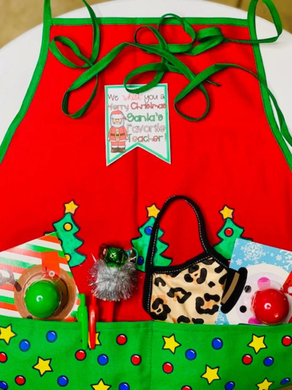 Christmas Teacher Team Gifts with Free Tags step 6