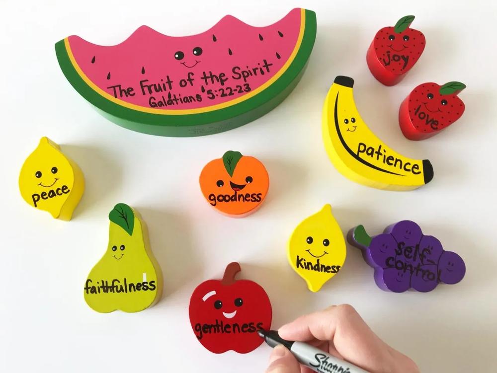 Fruit of the Spirit Relay Race Game step 1
