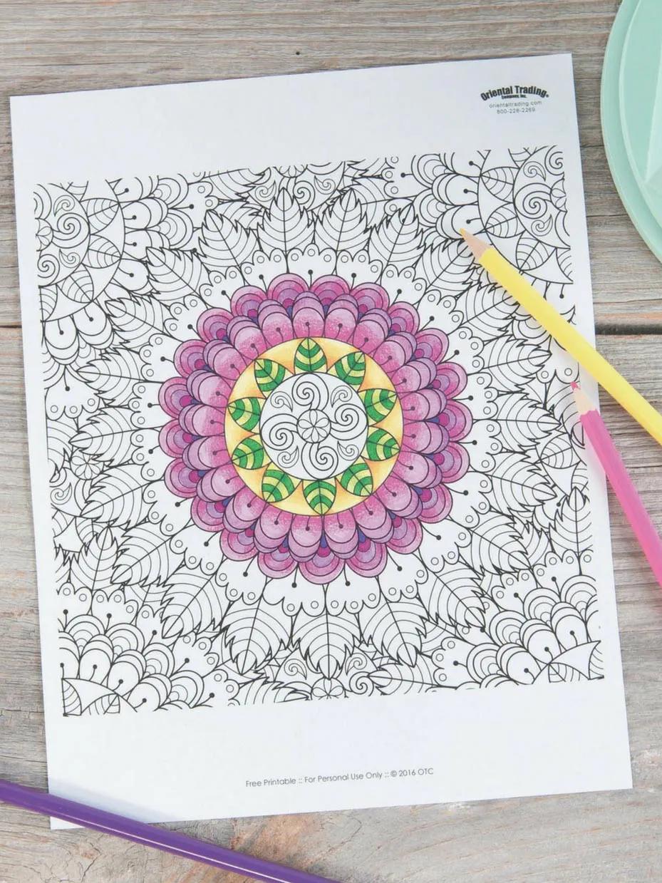 Free Adult Coloring Pages step 10