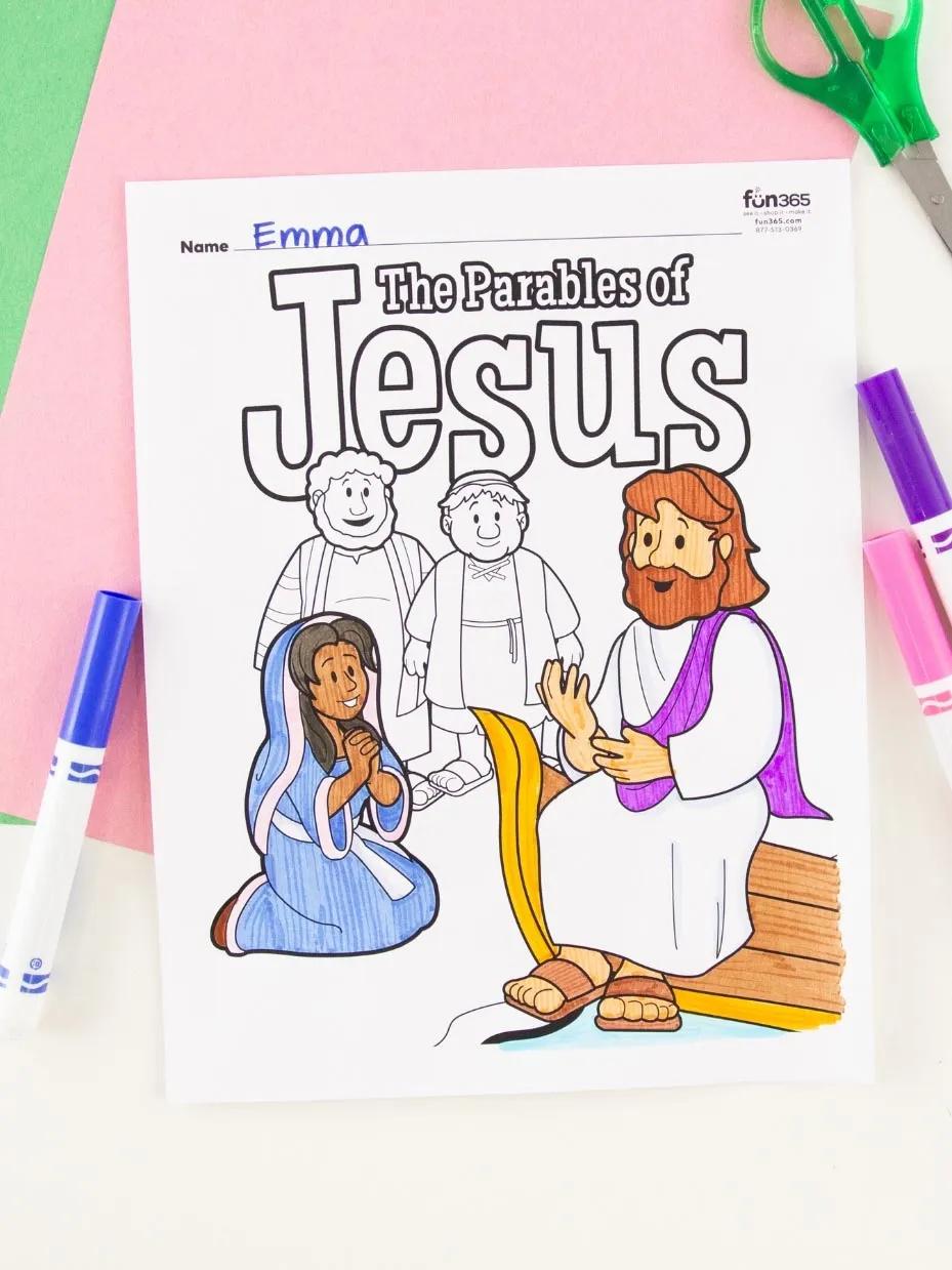 The Parables of Jesus Sunday School Lesson Plan step 6