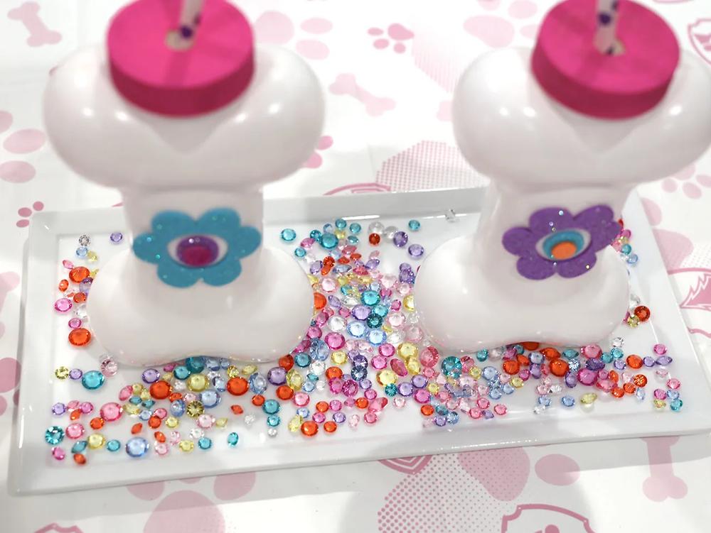 Girly Paw Patrol Party Centerpiece step 11
