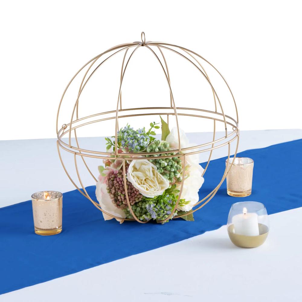 36 Pc Navy  Gold Accent Centerpiece Kit for 6 Tables