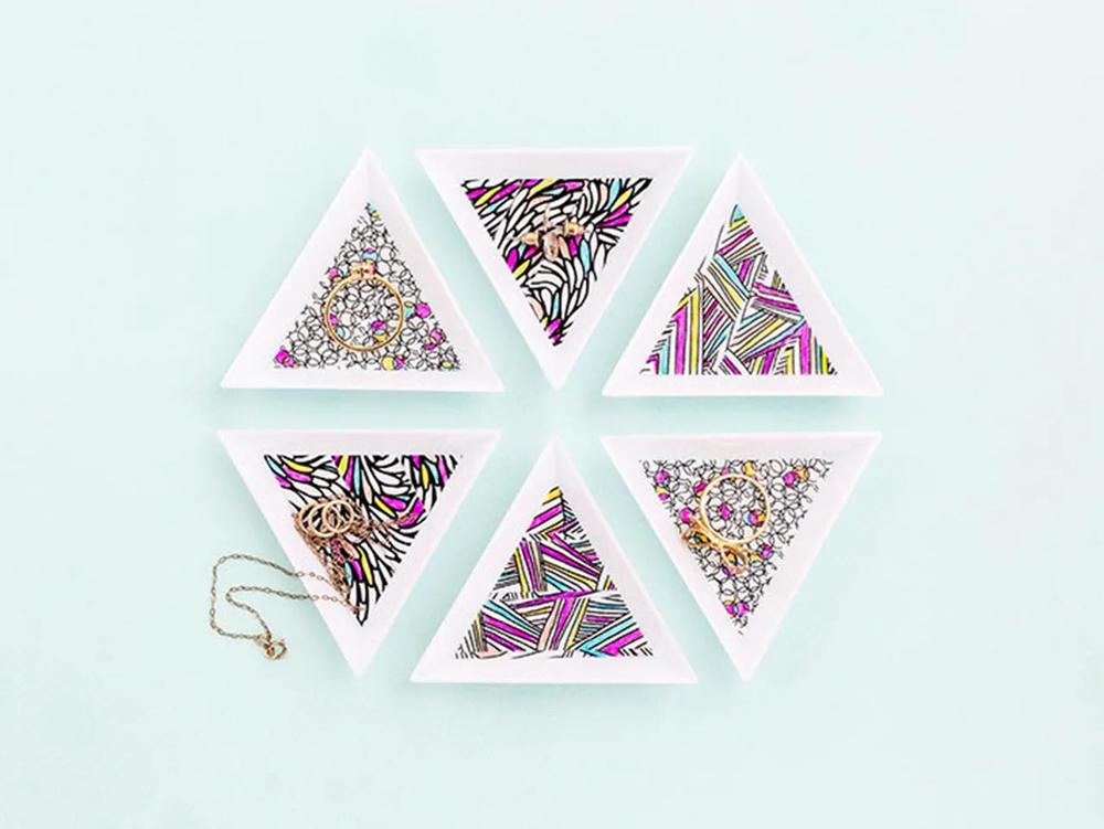 Color-Your-Own Washi Tape Jewelry Trays step 5
