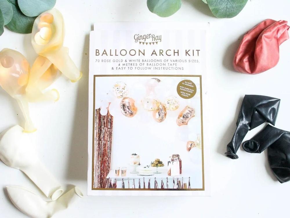 How to Make a Balloon Garland Backdrop step 5