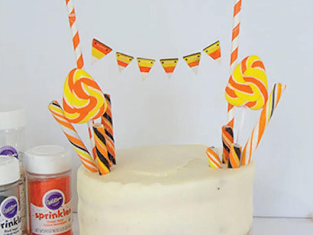 Spruce Up a Store-Bought Cake: Halloween Style step 4