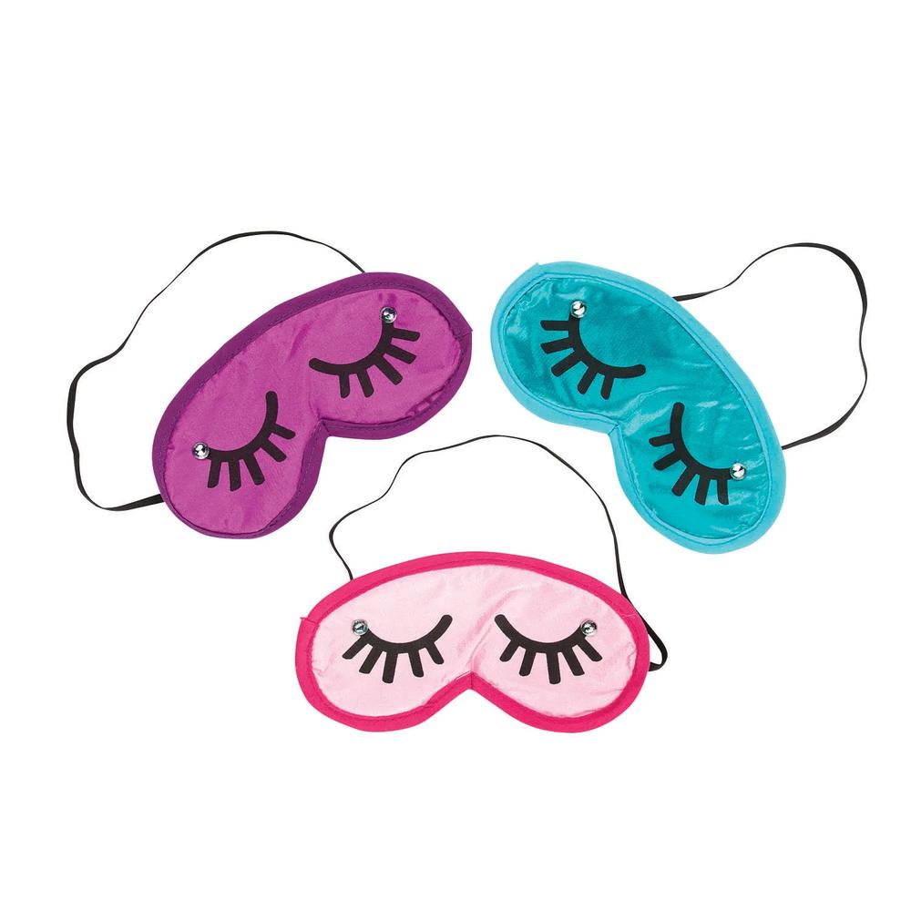 8 Pc Slumber Party Sleep Masks