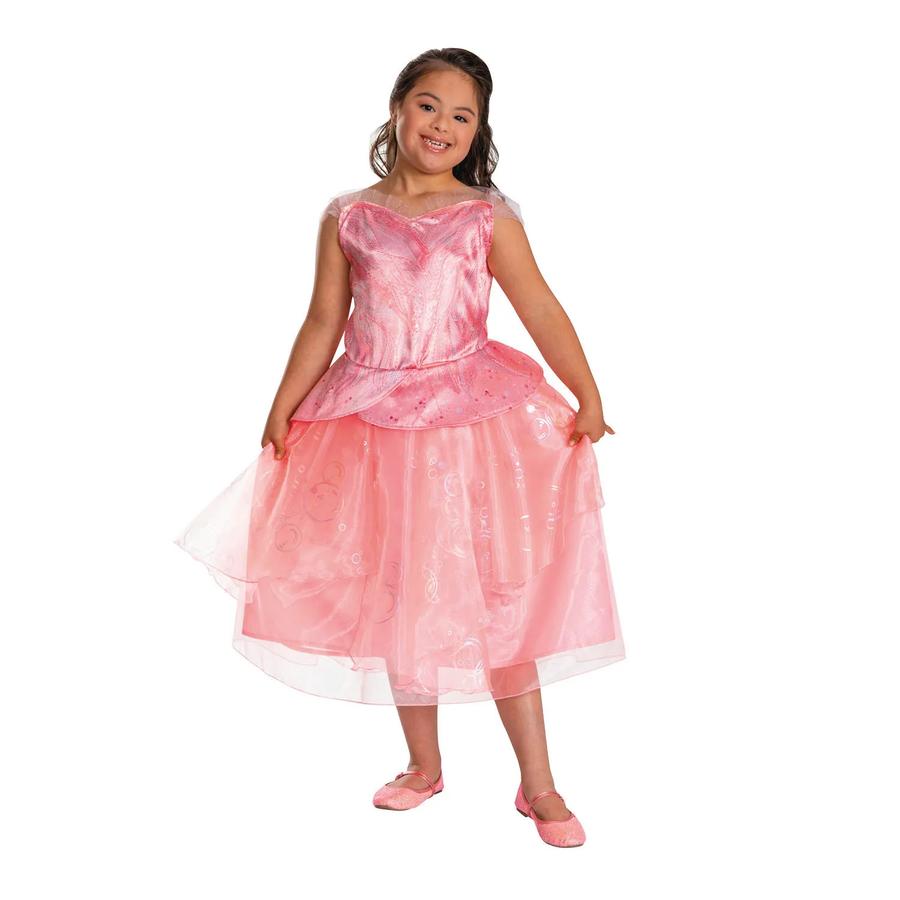 strapless open back dress Princess Glinda Mable Good Witch Wicked Costume Luxury Girls Dress - Pink main image 1